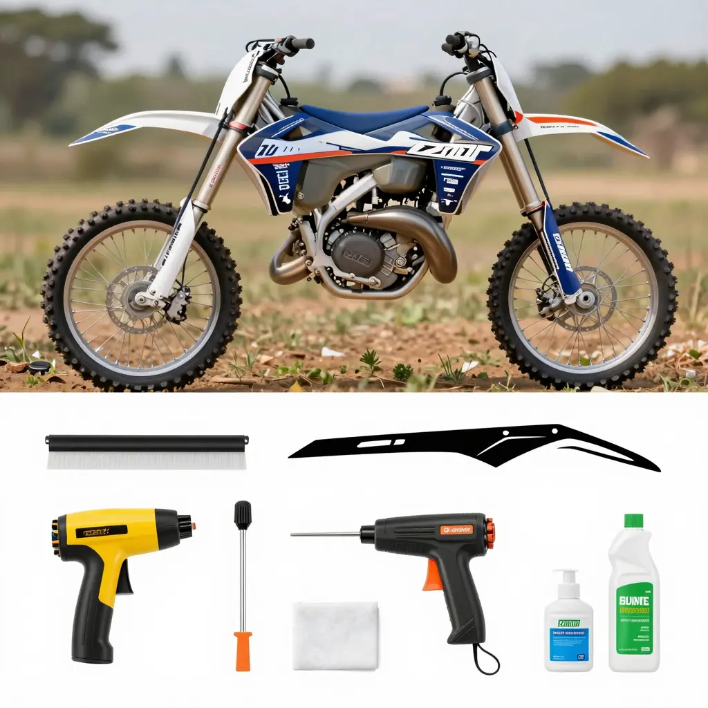 DIY Installation of Dirt Bike Graphic Kits