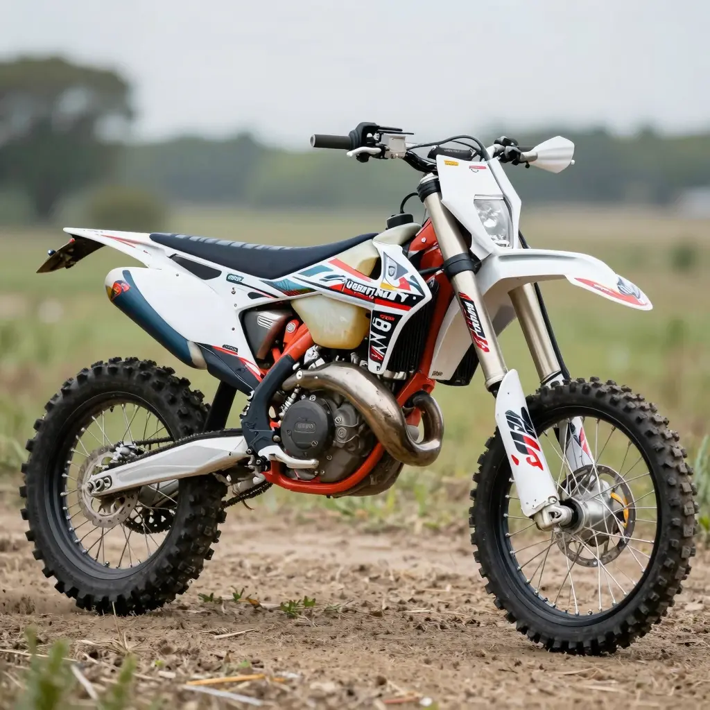 Dirt Bike with Custom Graphics