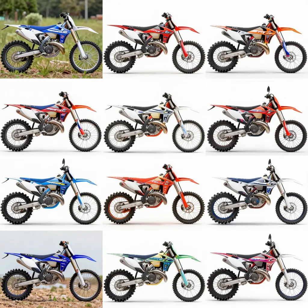Various Dirt Bike Graphic Designs