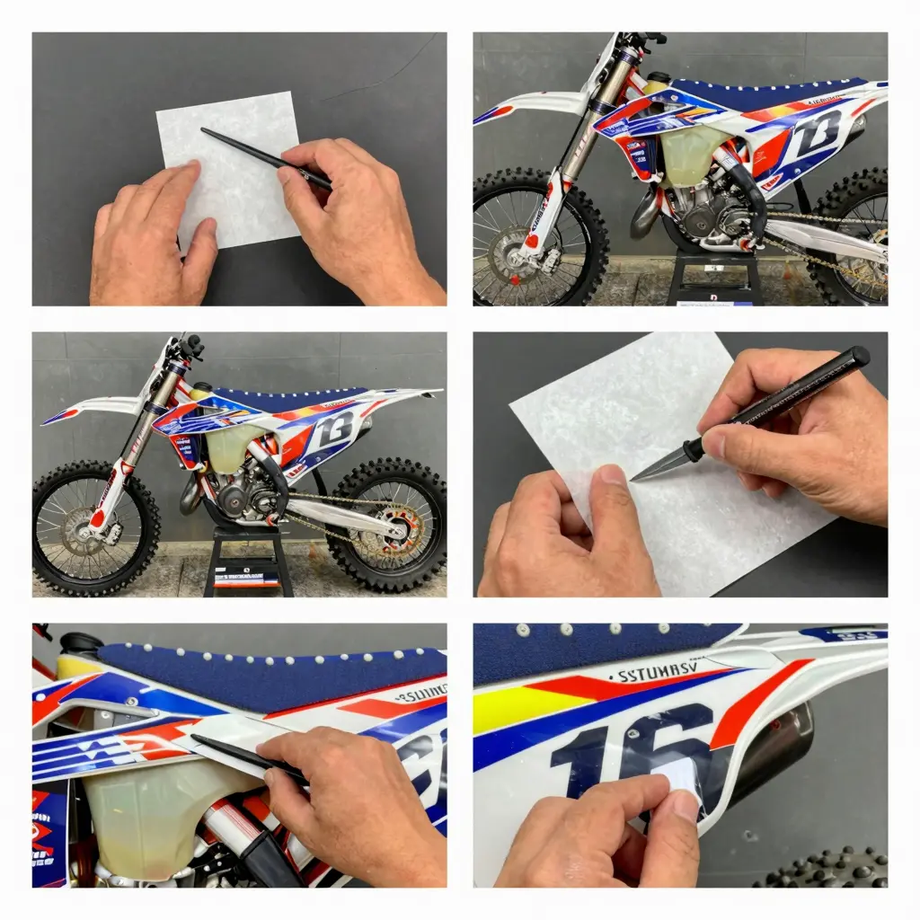 Dirt Bike Graphics Installation
