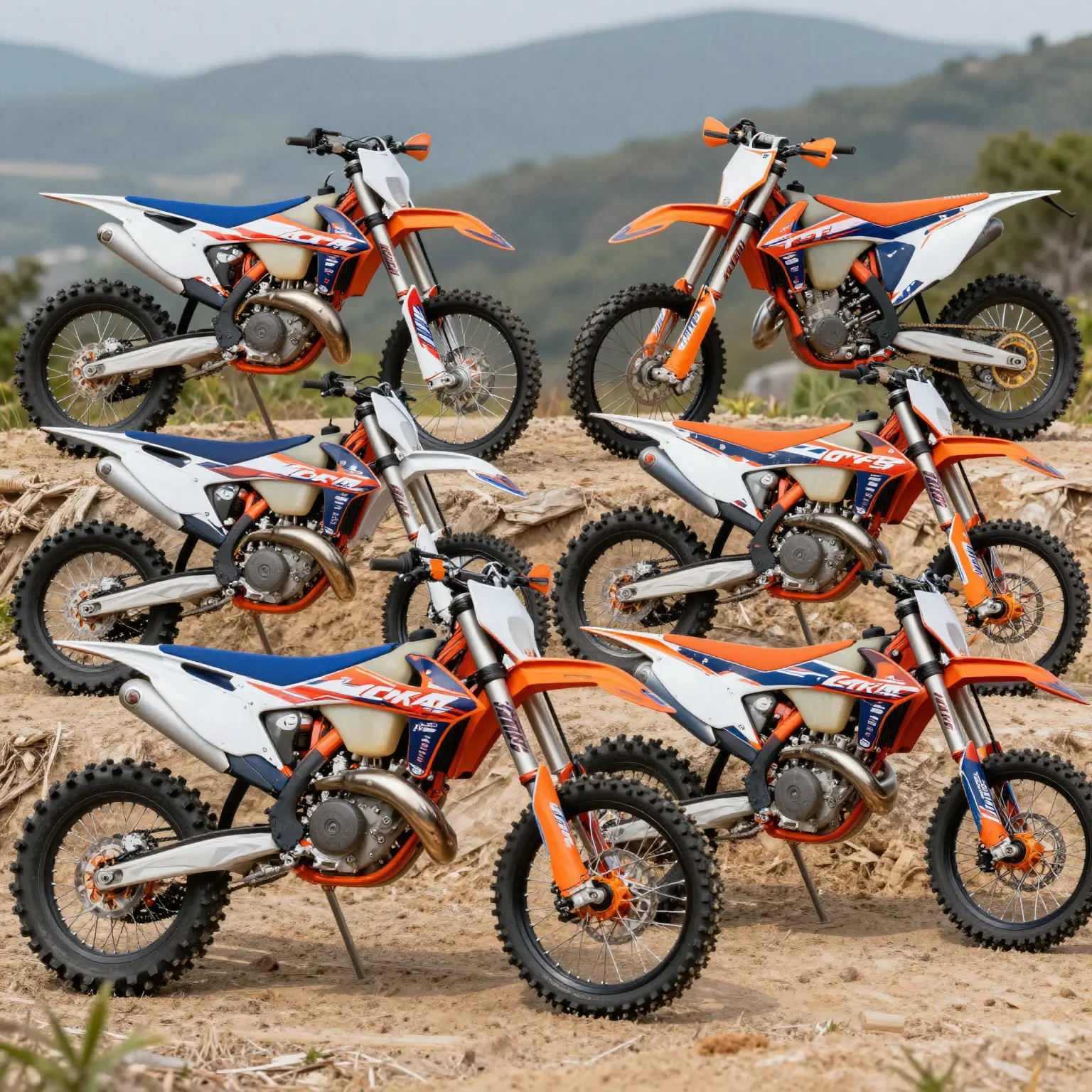 KTM Dirt Bike with Graphics Kit 1
