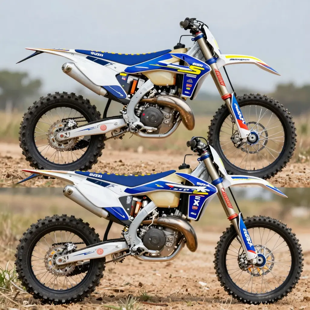 Suzuki Dirt Bike Graphics Kits Showcase