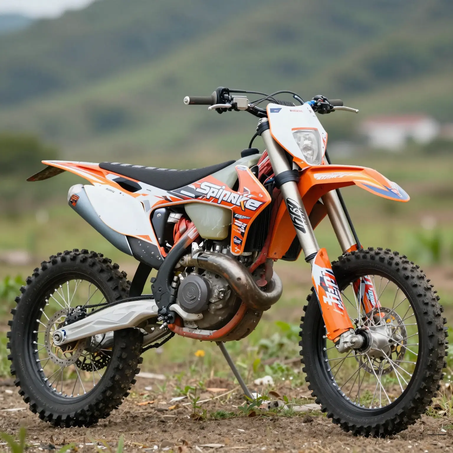 Custom Graphics on Dirt Bike