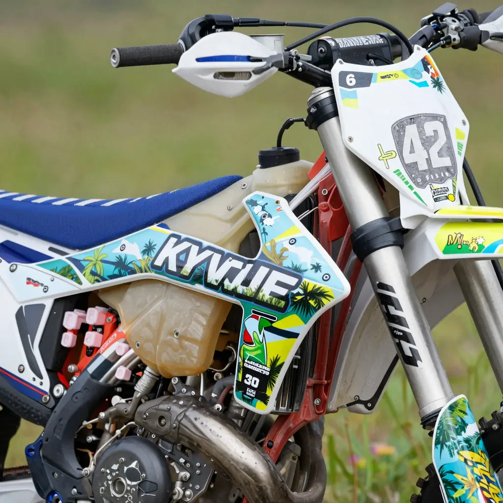 Dirt Bike Close-up