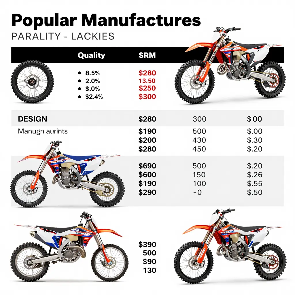 Comparison of Dirt Bike Rim Graphics Manufacturers