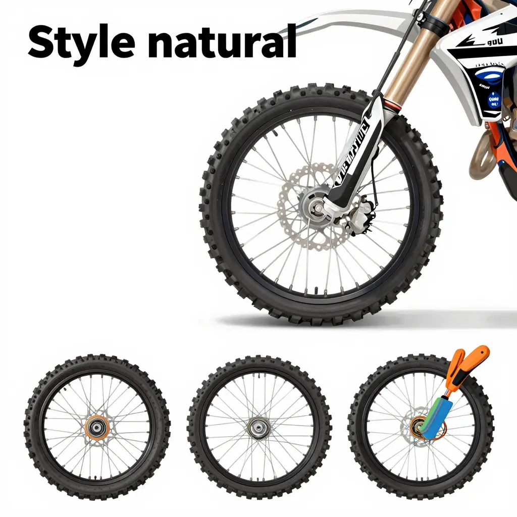 Step-by-step installation for dirt bike rim graphics