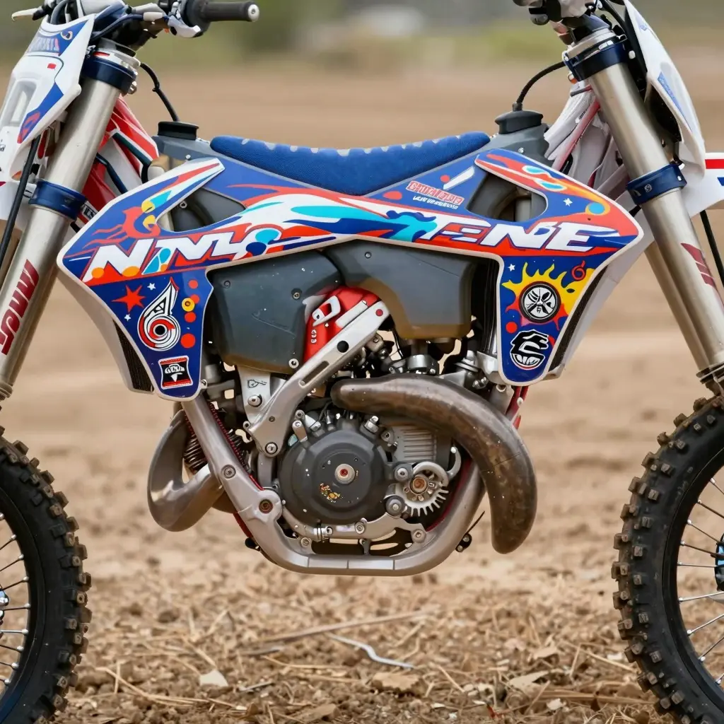 Dirt Bike Swingarm Graphics