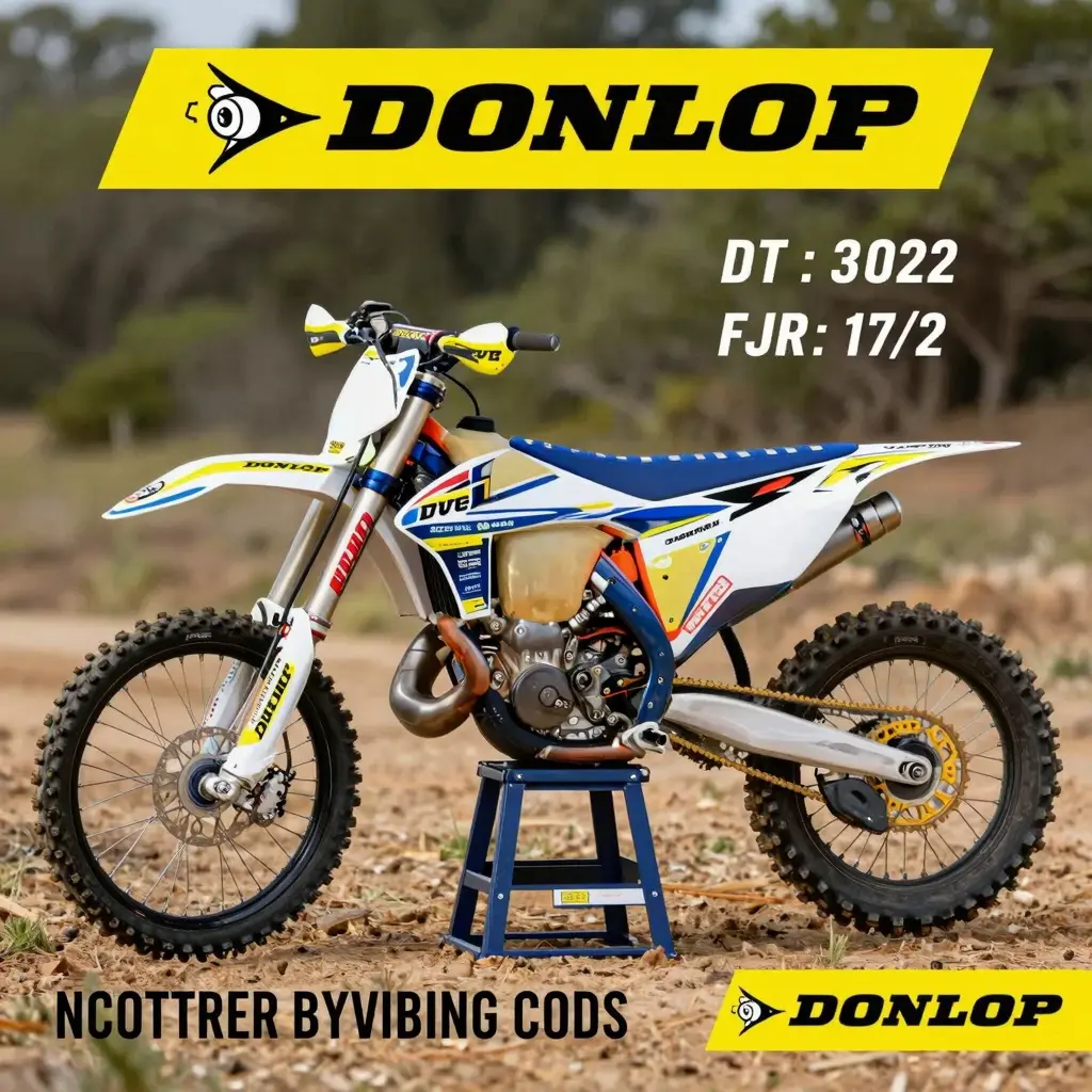 Dunlop Dirt Bike Graphics