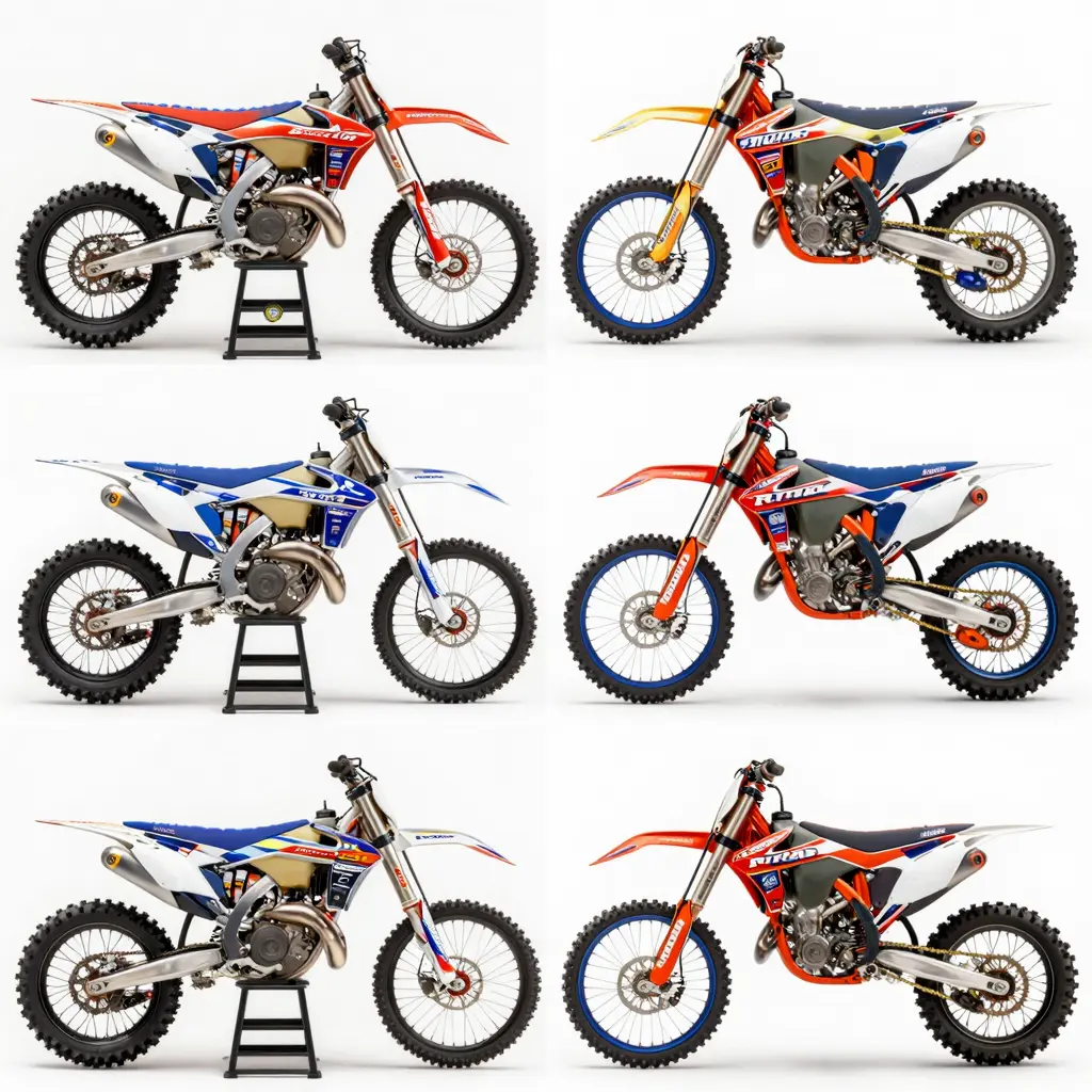 Dunlop Dirt Bike Graphics Styles