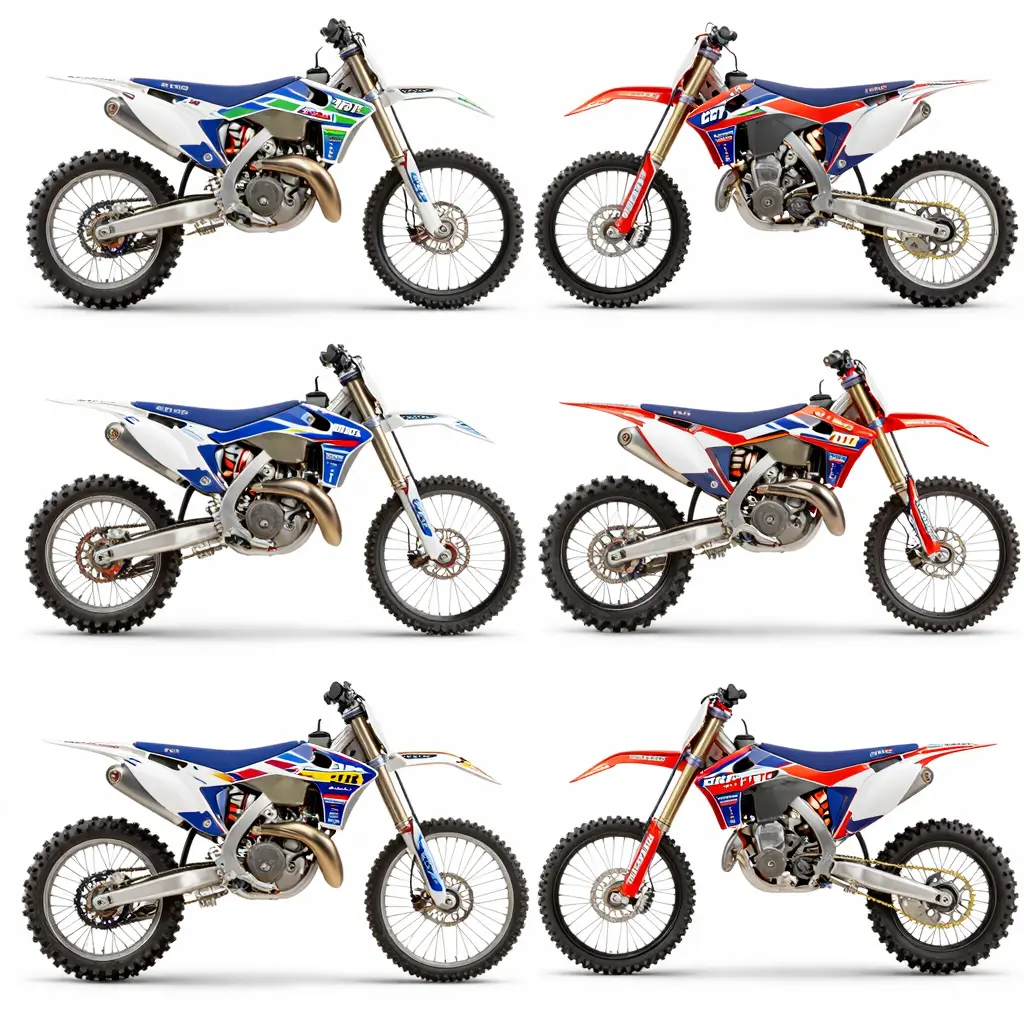 Dunlop Dirt Bike Graphics Evolution