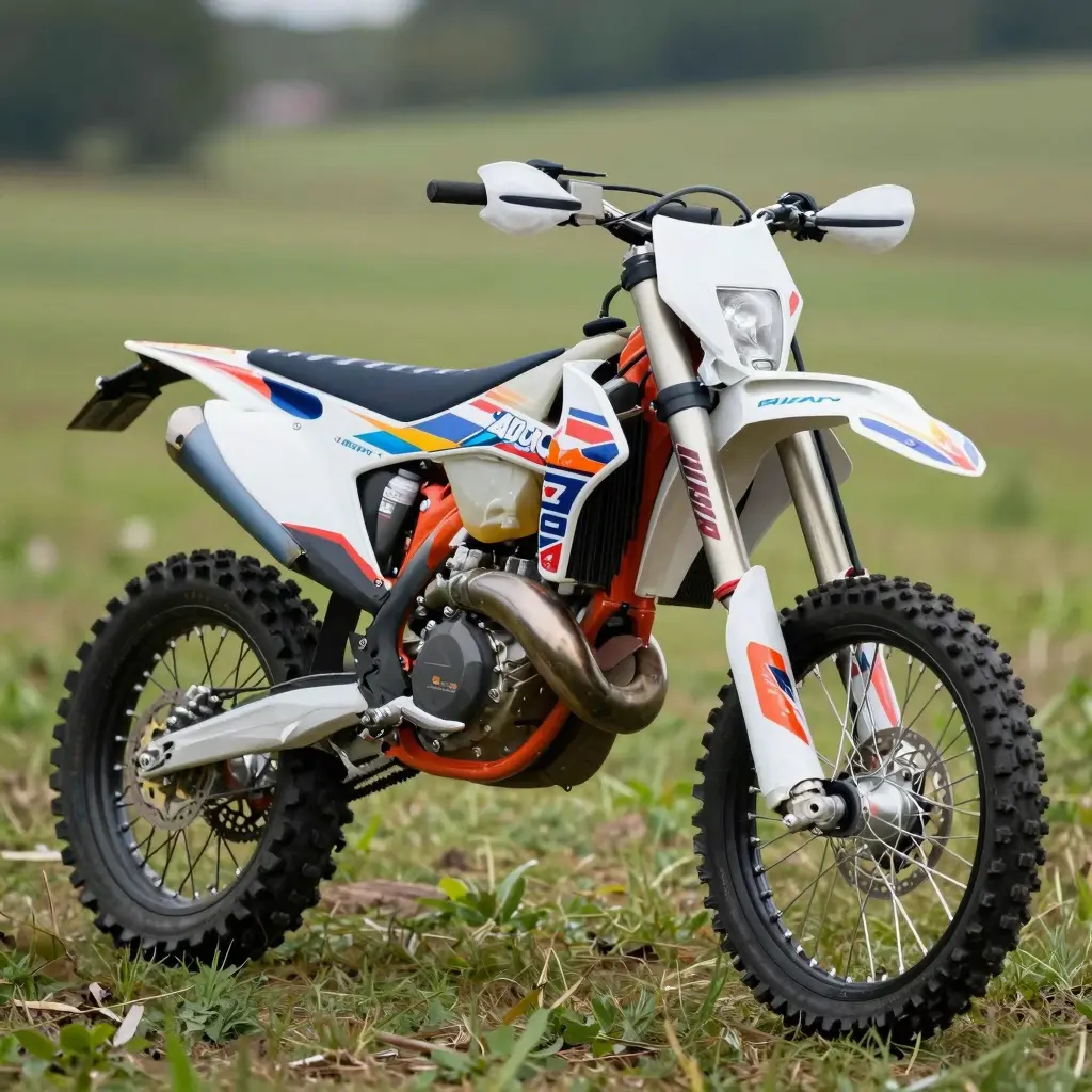 Dirt Bike with Factory Graphics