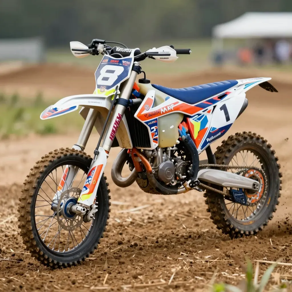 FMF Dirt Bike with Custom Graphics
