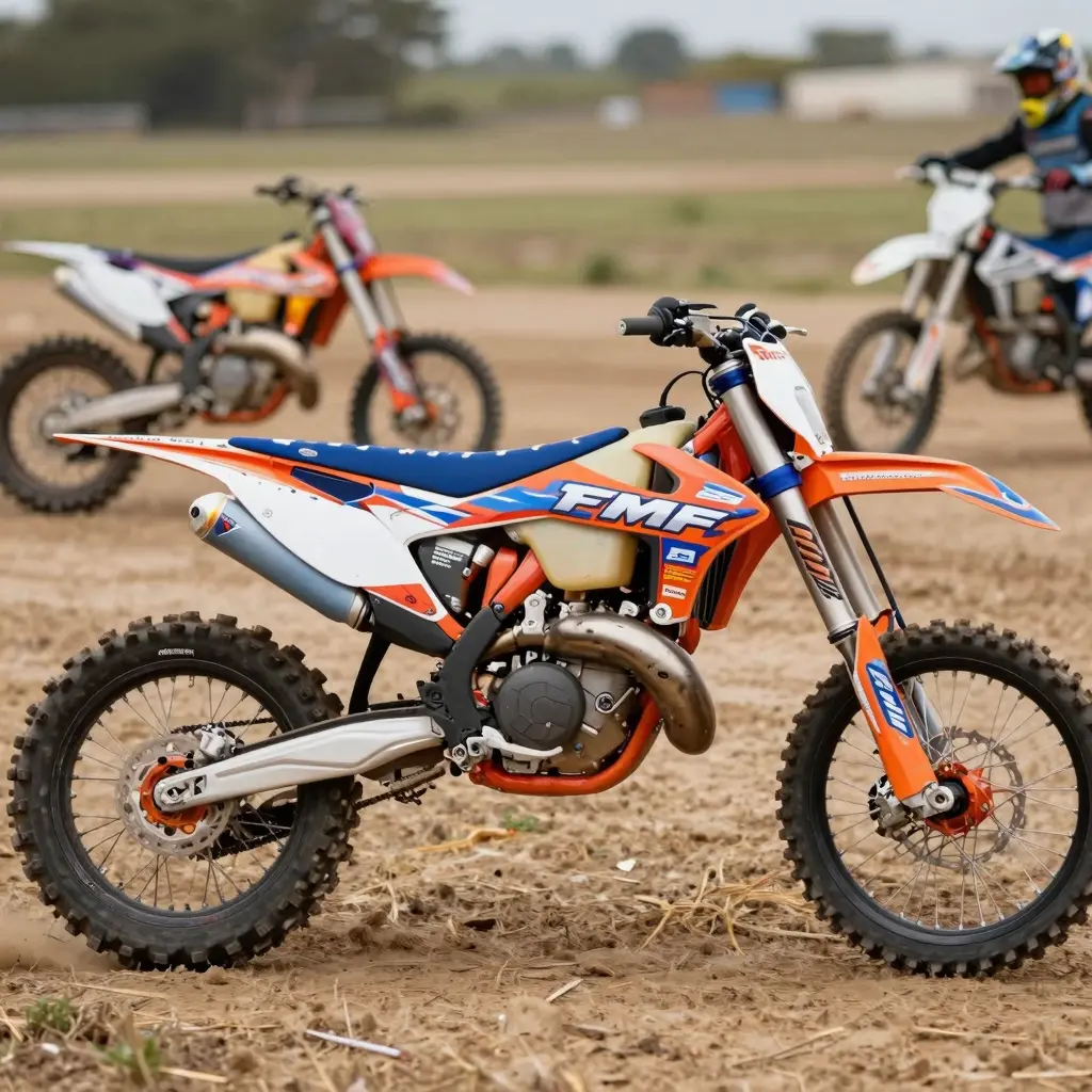 Vibrant FMF Dirt Bike Graphics