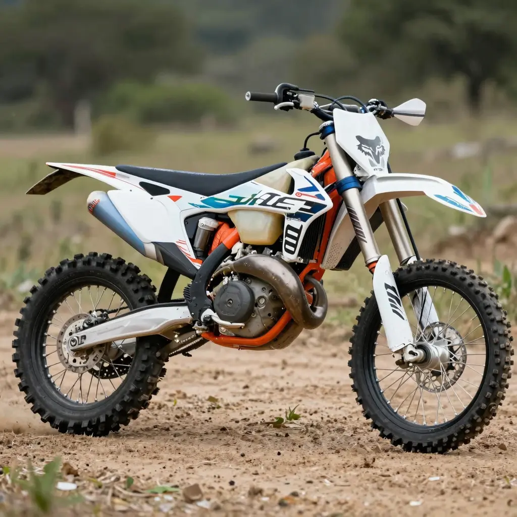 Customized Fox Dirt Bike Graphics
