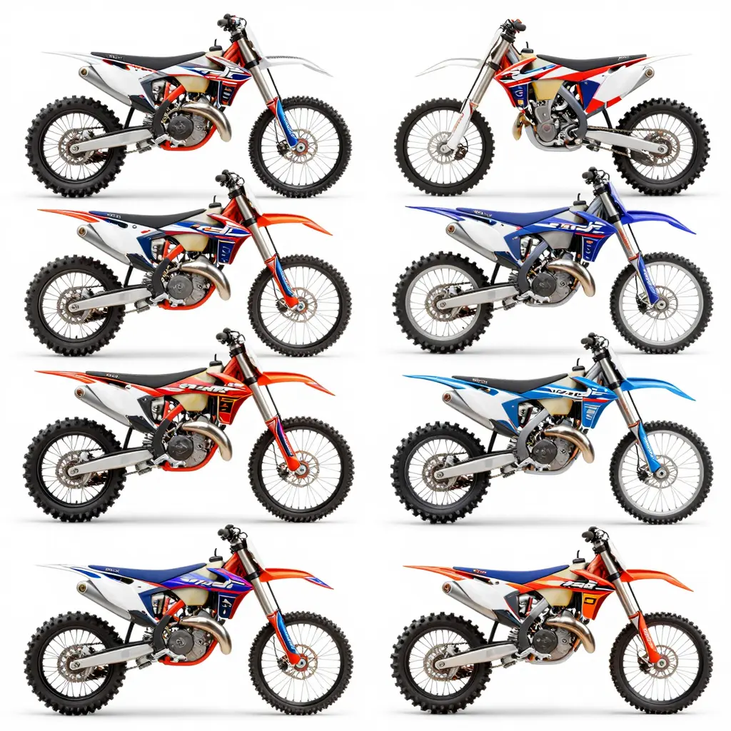 Various Graphic Styles for Dirt Bikes