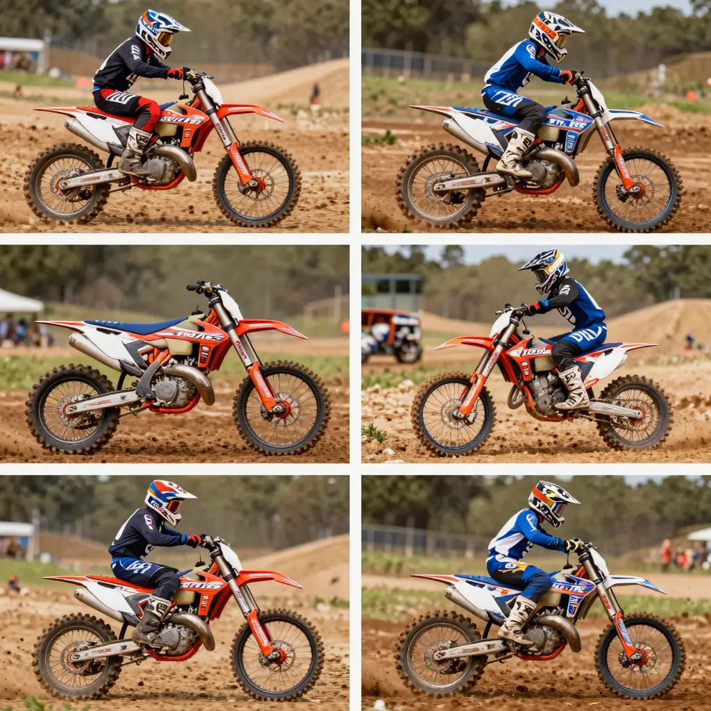 Fox Racing Graphics Collage
