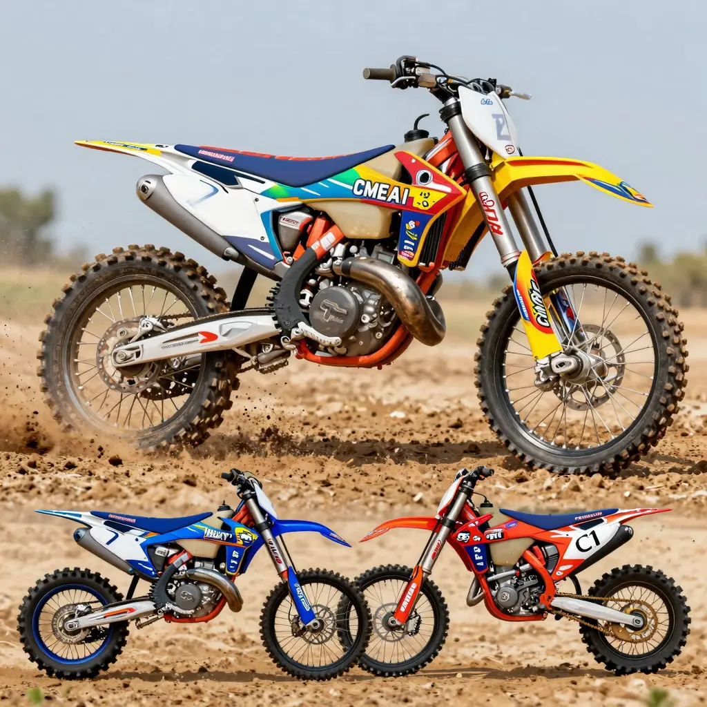Funny Dirt Bike Graphics