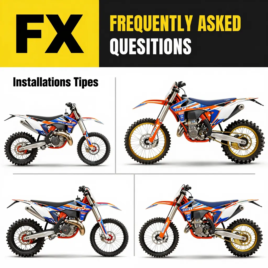 FX Dirt Bike Graphics Infographic