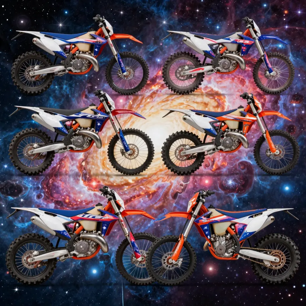 Galaxy Dirt Bike Graphics