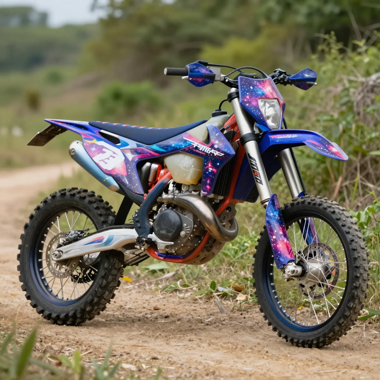 Galaxy Dirt Bike Graphics