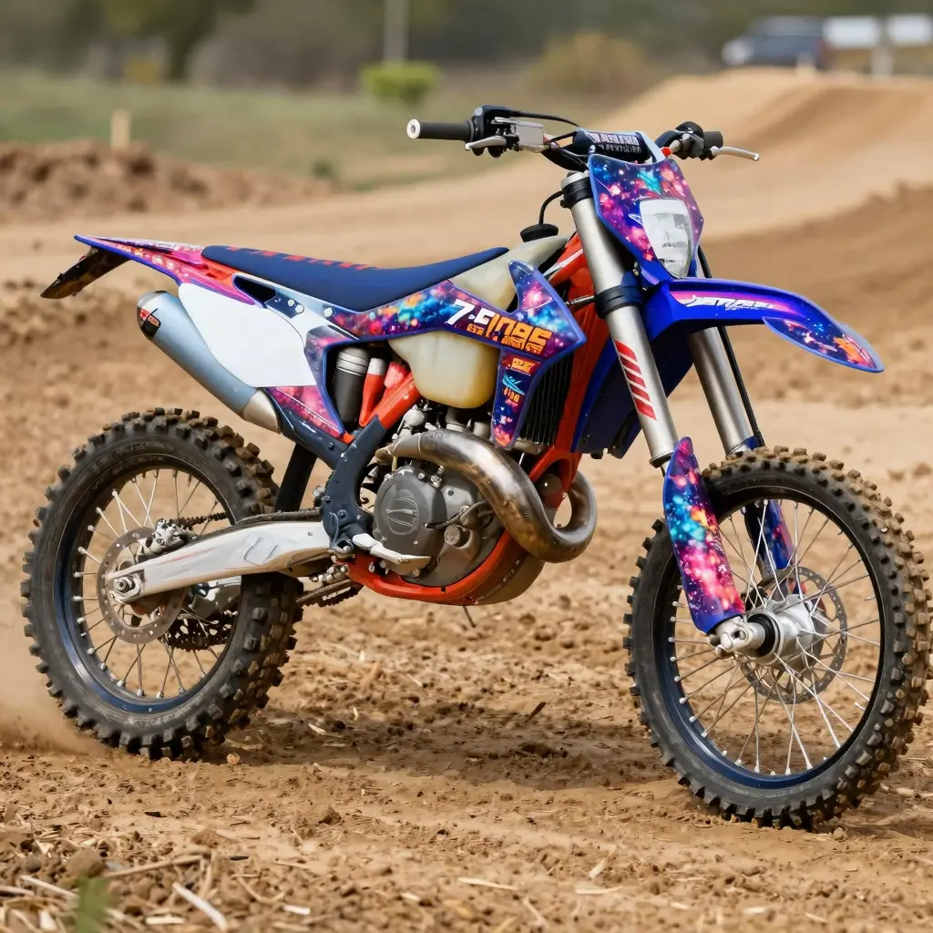 Galaxy Dirt Bike Graphics