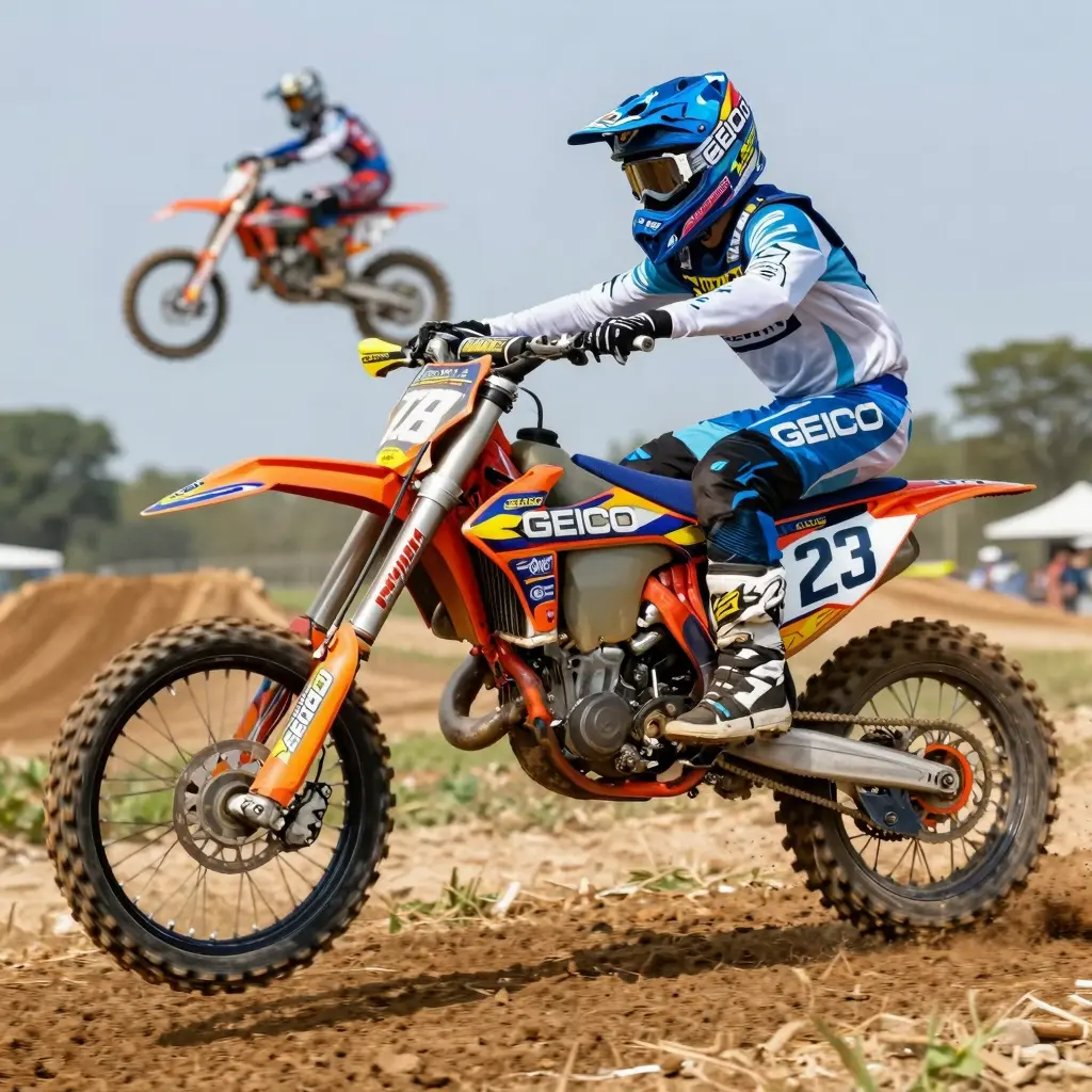 GEICO Dirt Bike Graphics