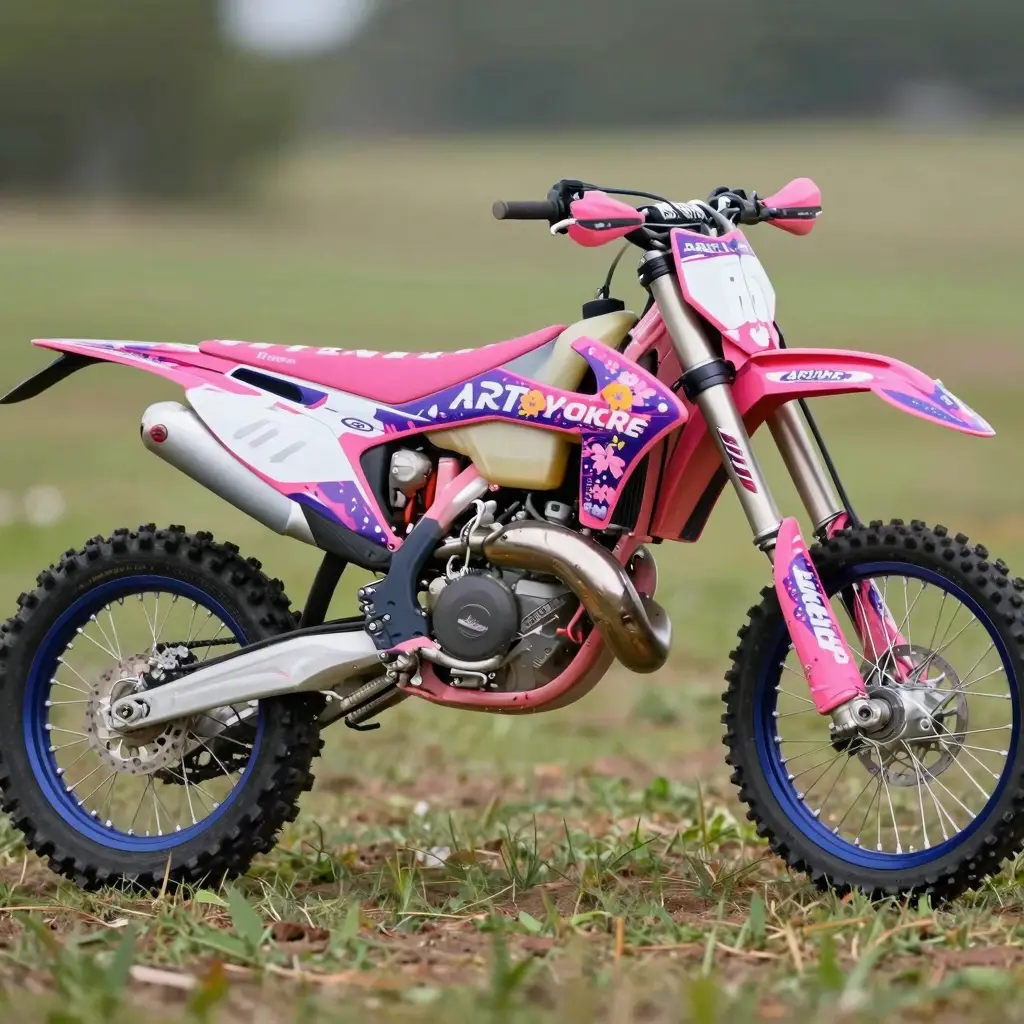 Girly Dirt Bike Graphic Design
