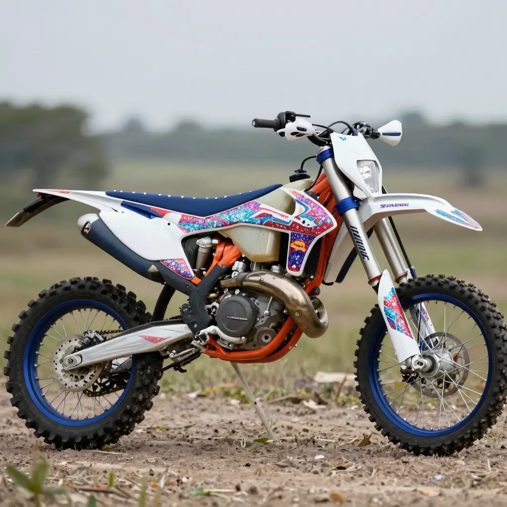 Glitter Dirt Bike Graphics