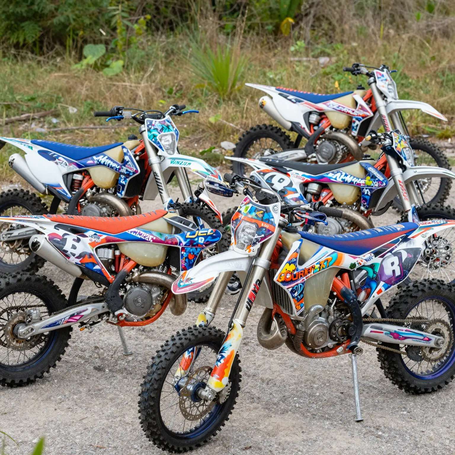 Graffiti Dirt Bike Graphics