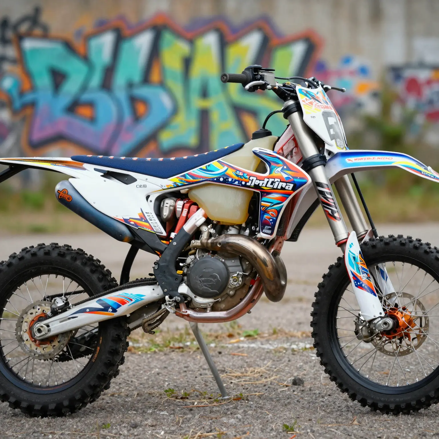 Graffiti Dirt Bike Graphics
