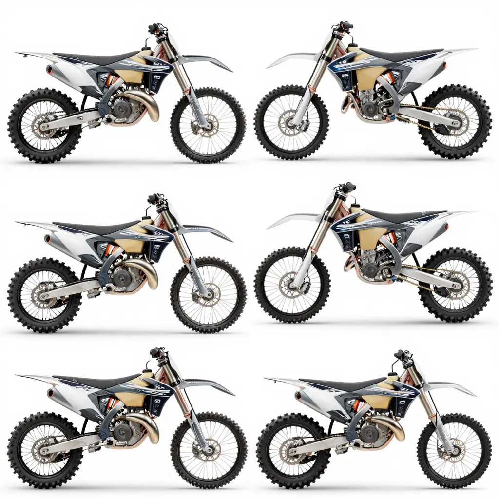 Popular Grey Dirt Bike Graphics