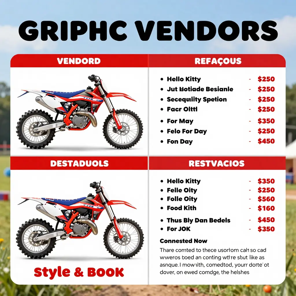 Hello Kitty Dirt Bike Graphics Comparison