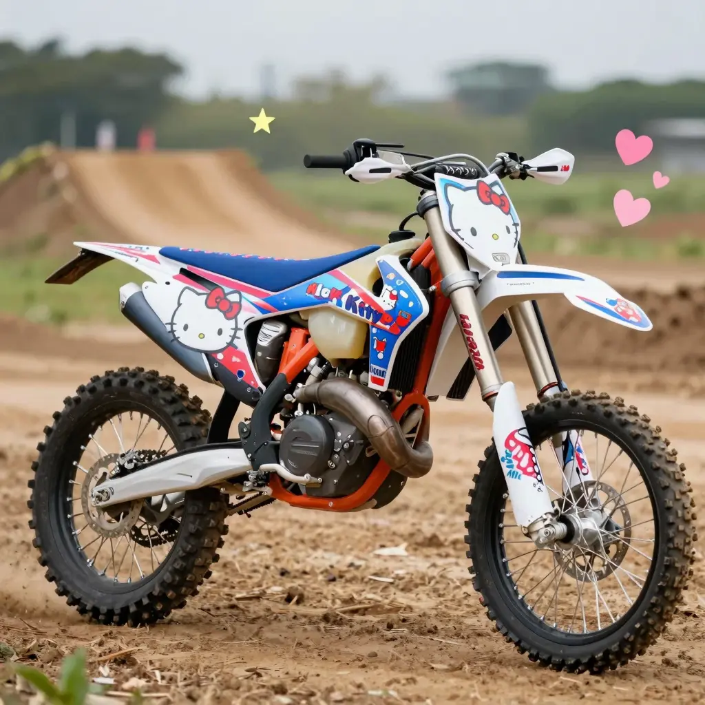 Hello Kitty Dirt Bike Graphics