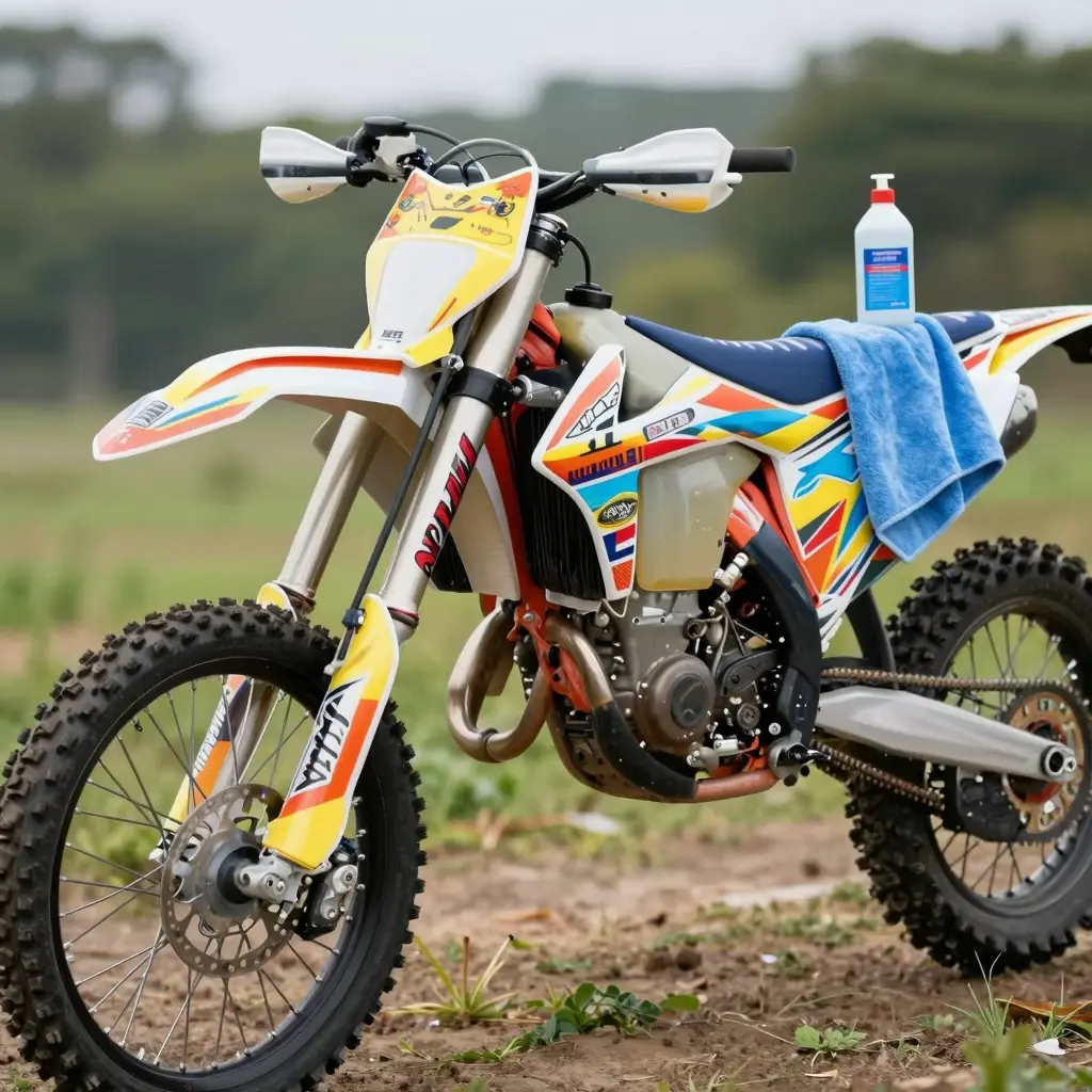 Dirt Bike with Custom Graphics