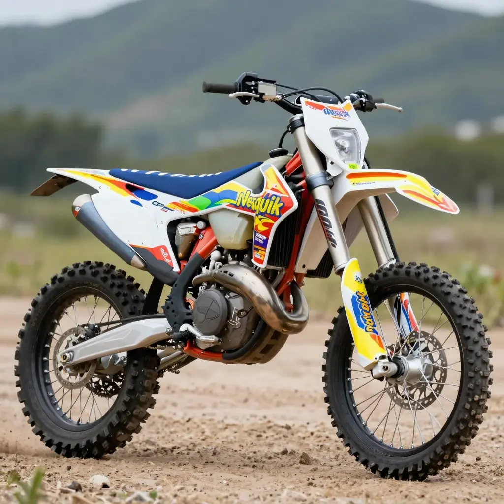 Dirt Bike with Nesquik Graphics