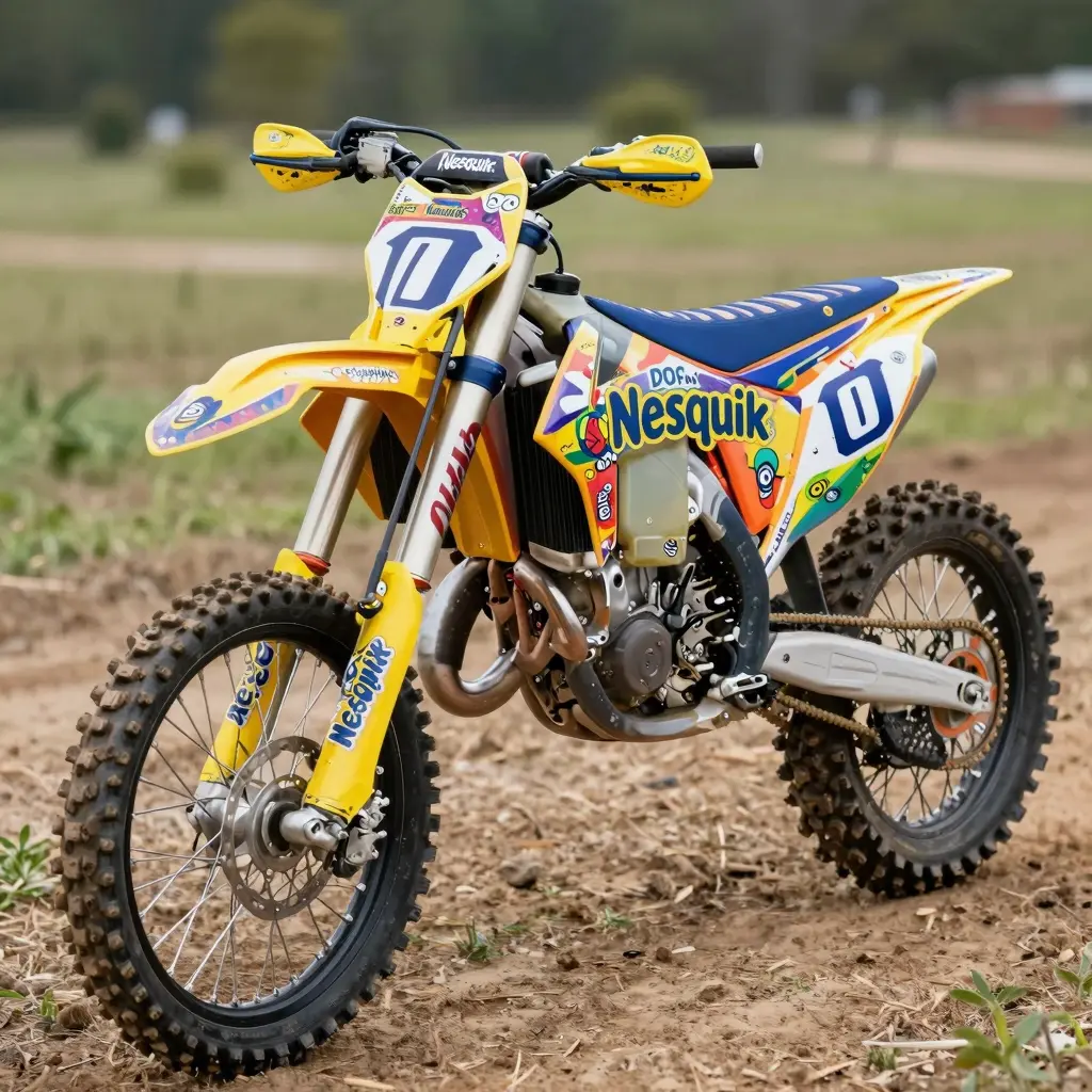 Nesquik Dirt Bike Graphics