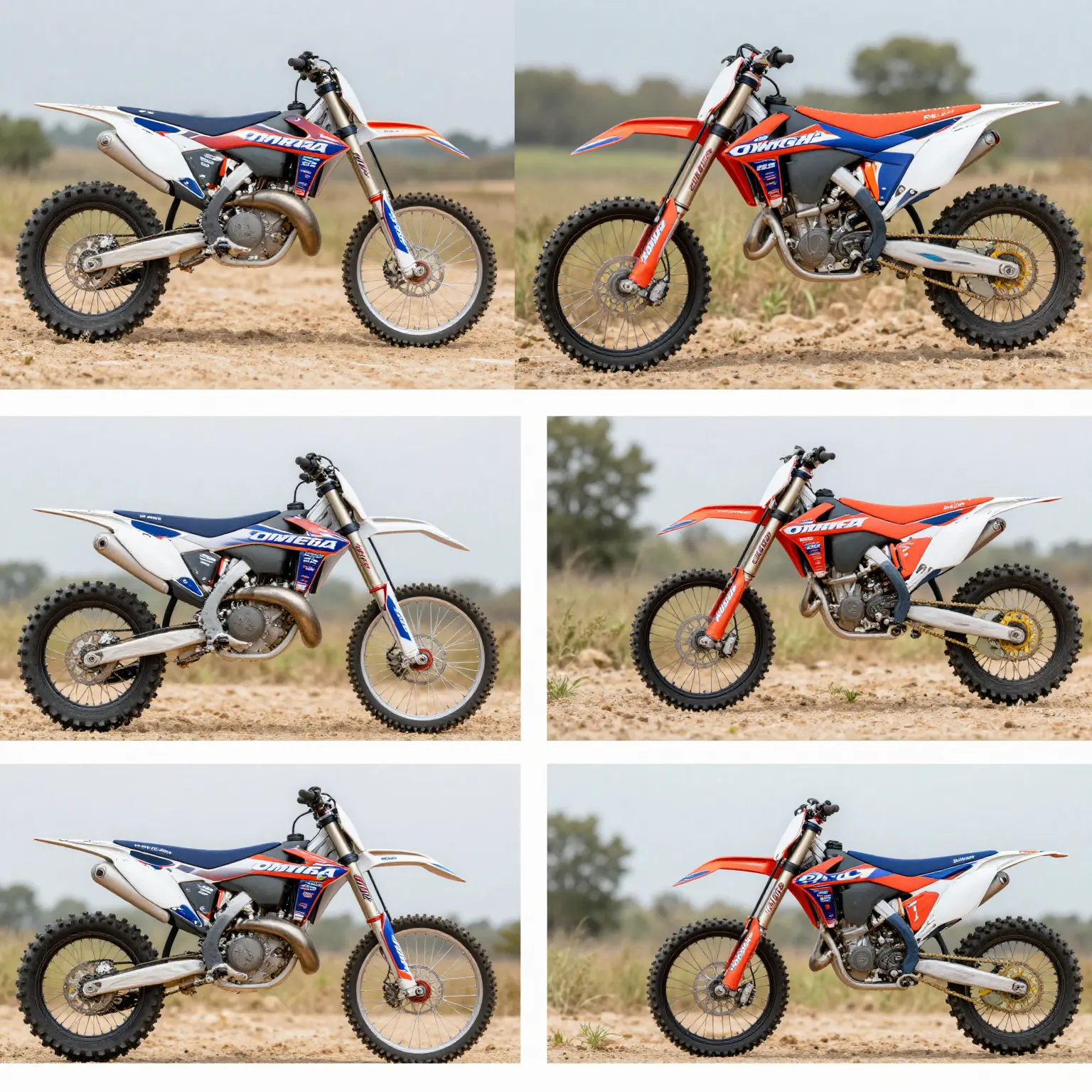 Collage of Omega Graphics