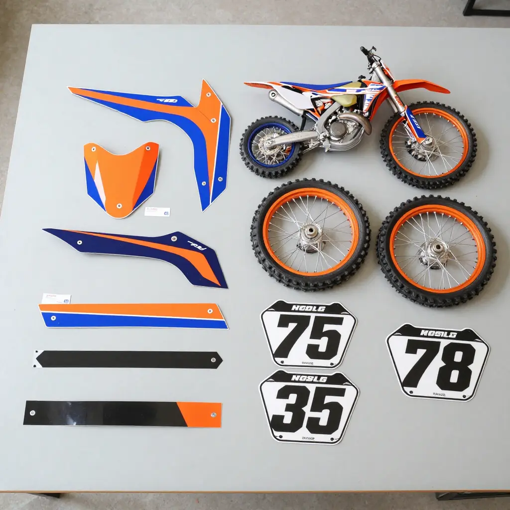 Custom Graphics for Dirt Bikes: Wheel Decals versus Shroud Decals for a ...